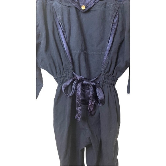 RARE VINTAGE Victor Obadidono Paris Jumpsuit Coveralls 100% Cotton Size Small - Picture 11 of 14
